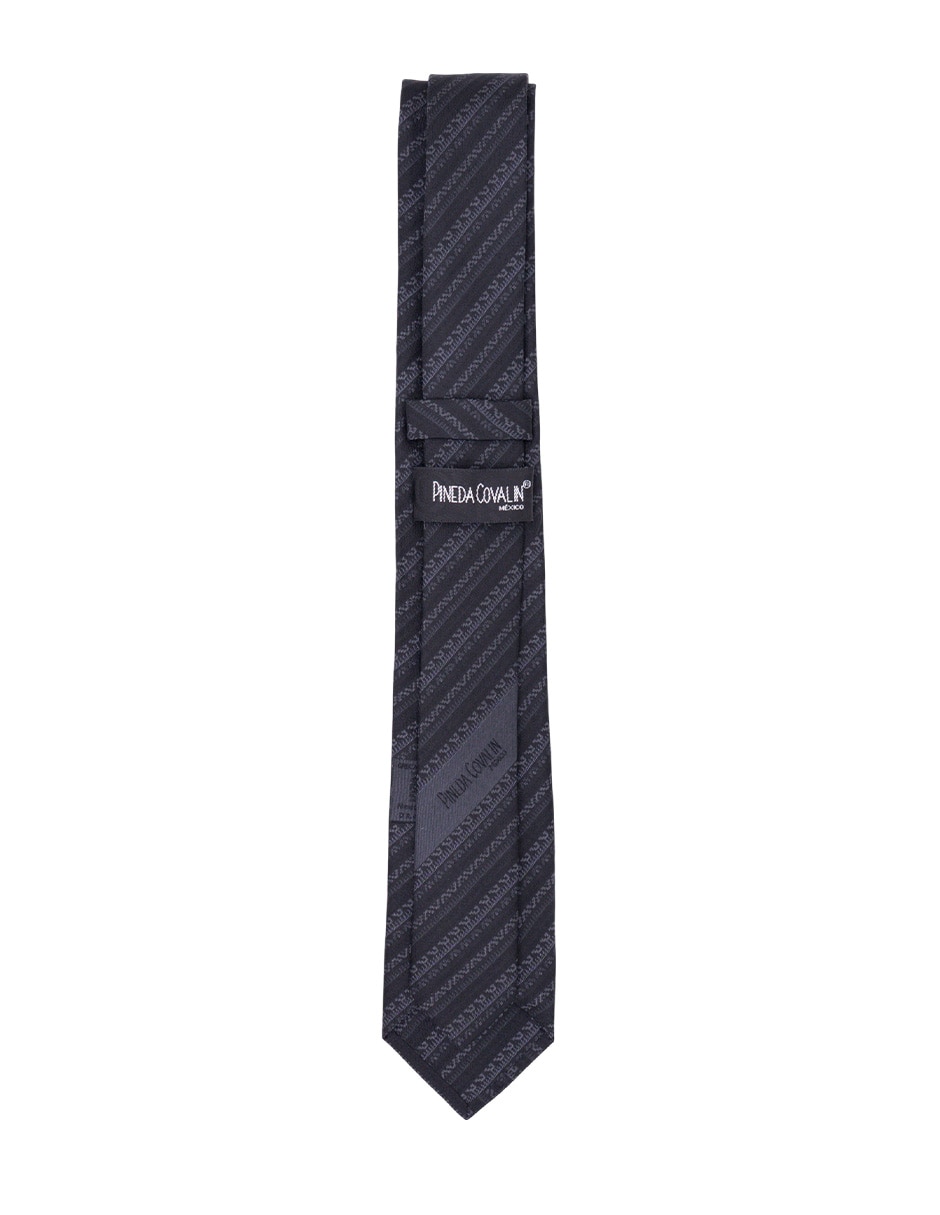 Corbata slim de seda estampada para hombre 3