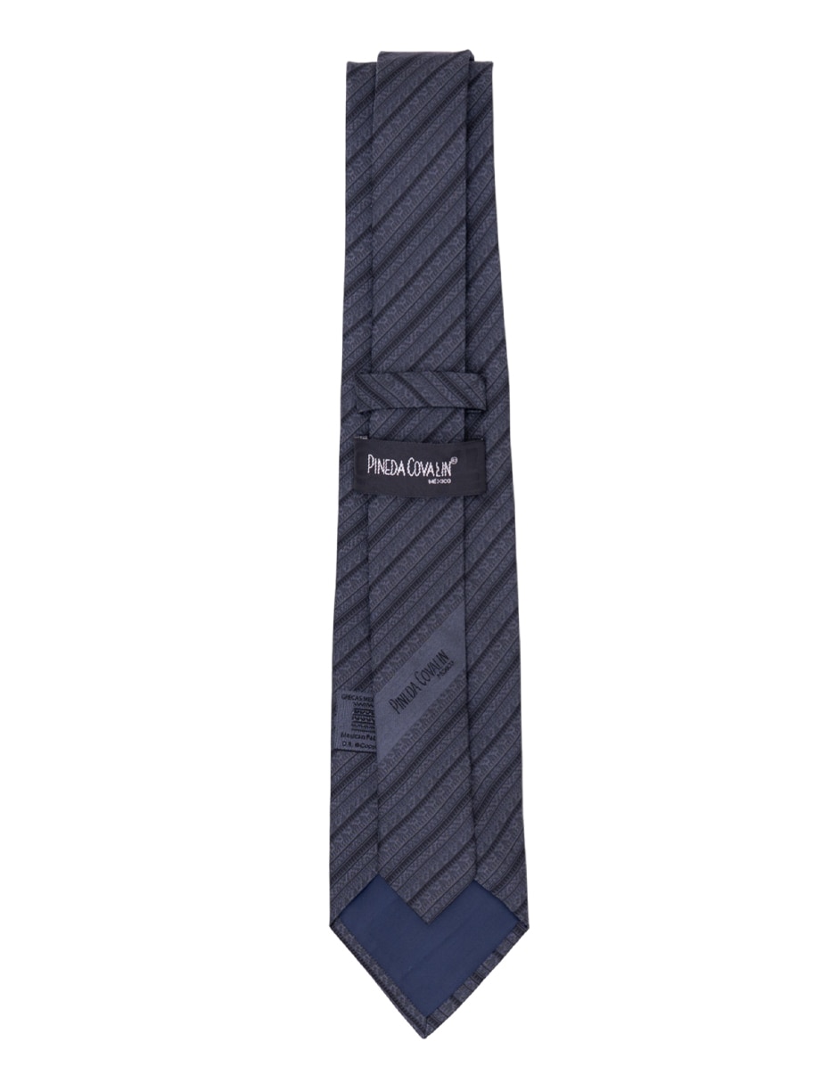 Corbata regular de seda estampado gráfico para hombre 4