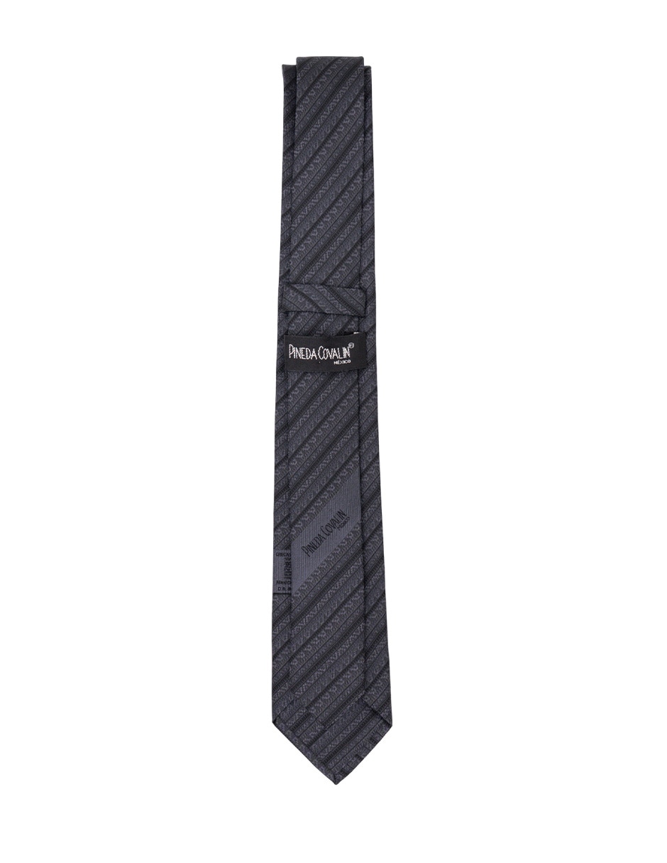 Corbata slim de seda estampada para hombre 3