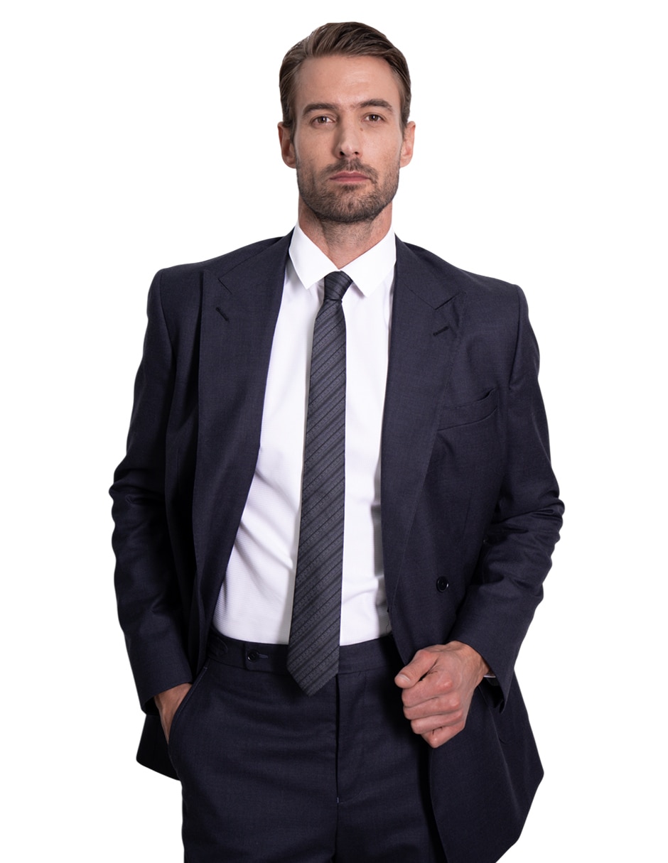 Corbata slim de seda estampada para hombre 4