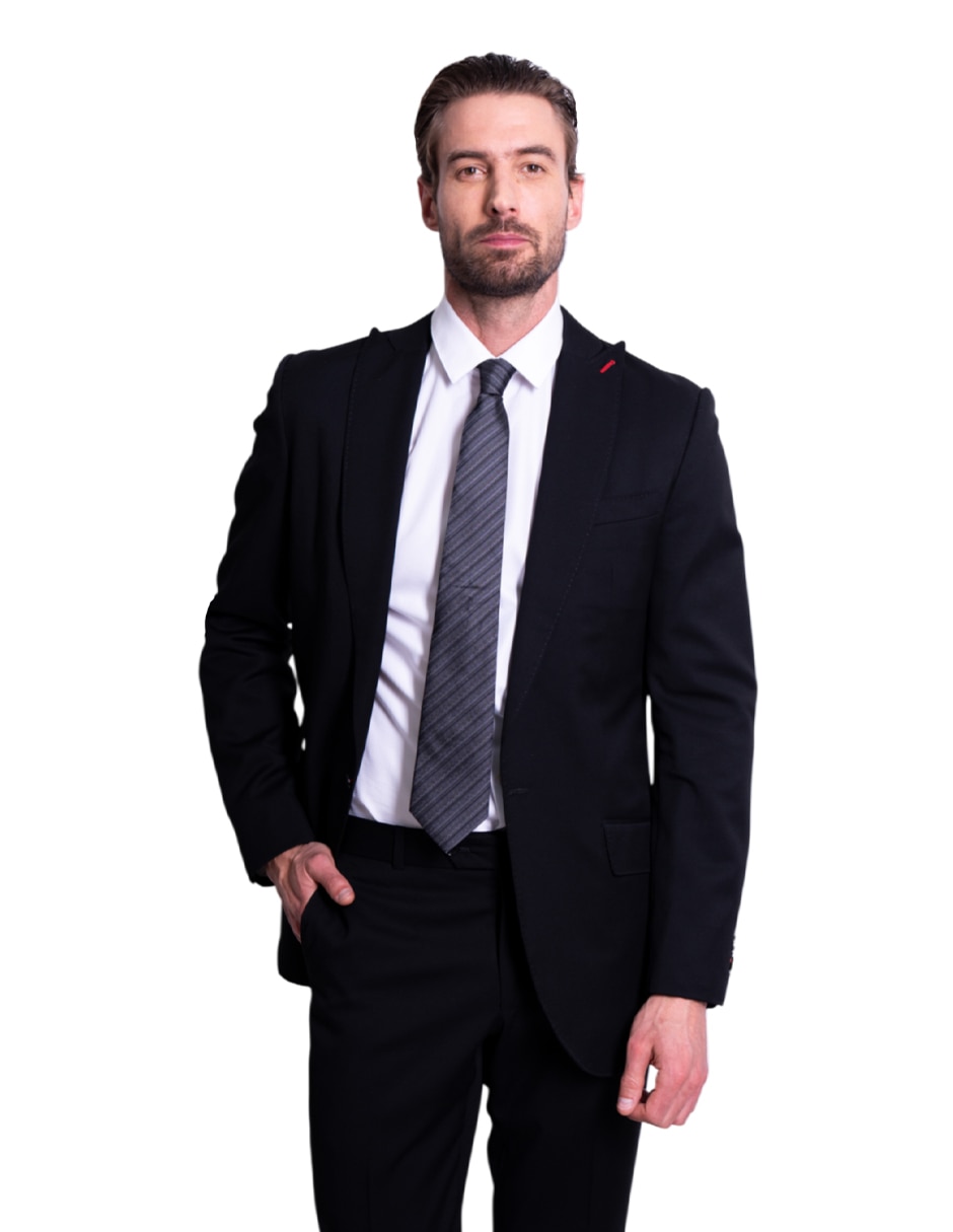 Corbata regular de seda estampado gráfico para hombre 2