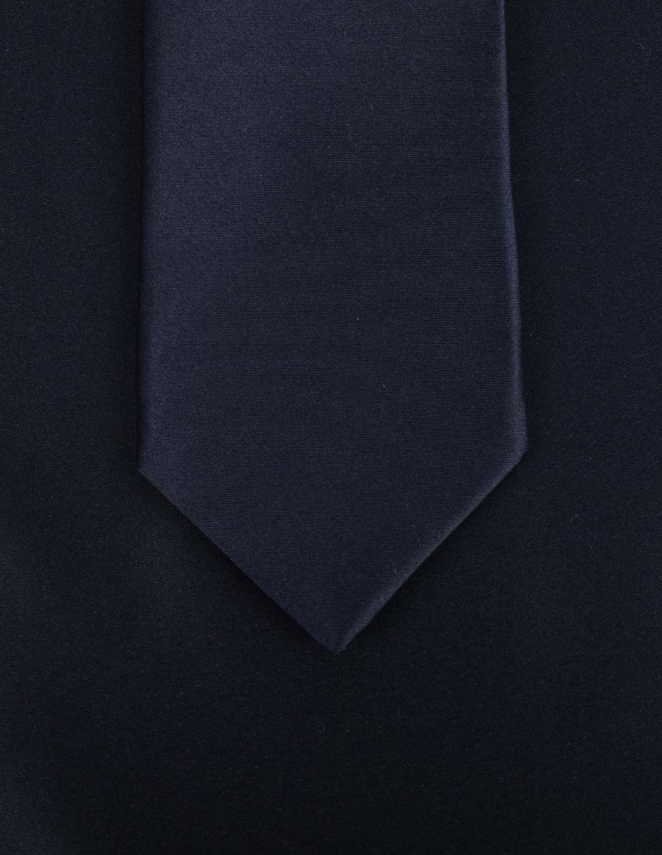 Set de corbata y pañuelo regular estampado liso para hombre 2