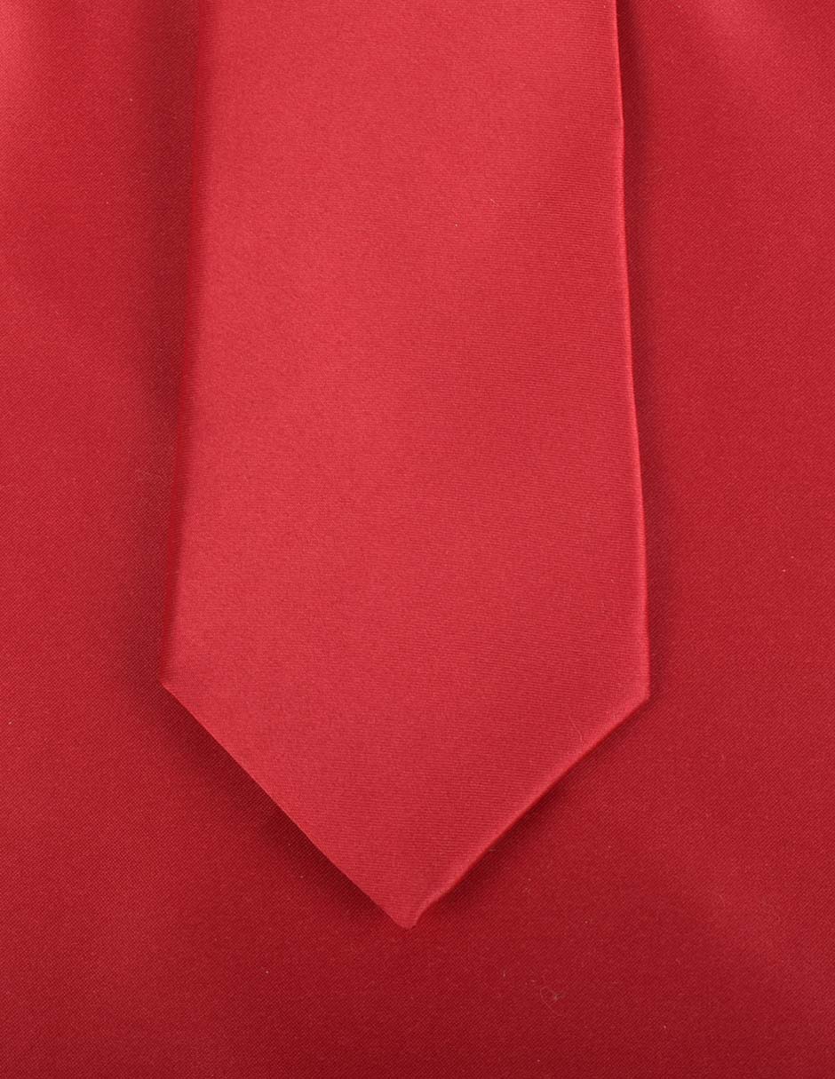 Set de corbata y pañuelo regular estampado liso para hombre 2