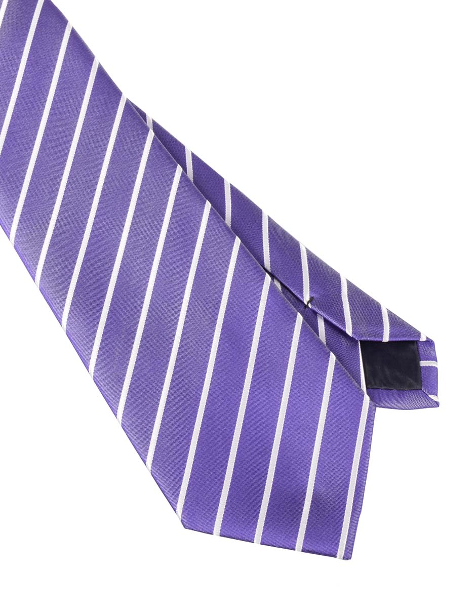 Corbata regular Estampado a rayas para hombre 3