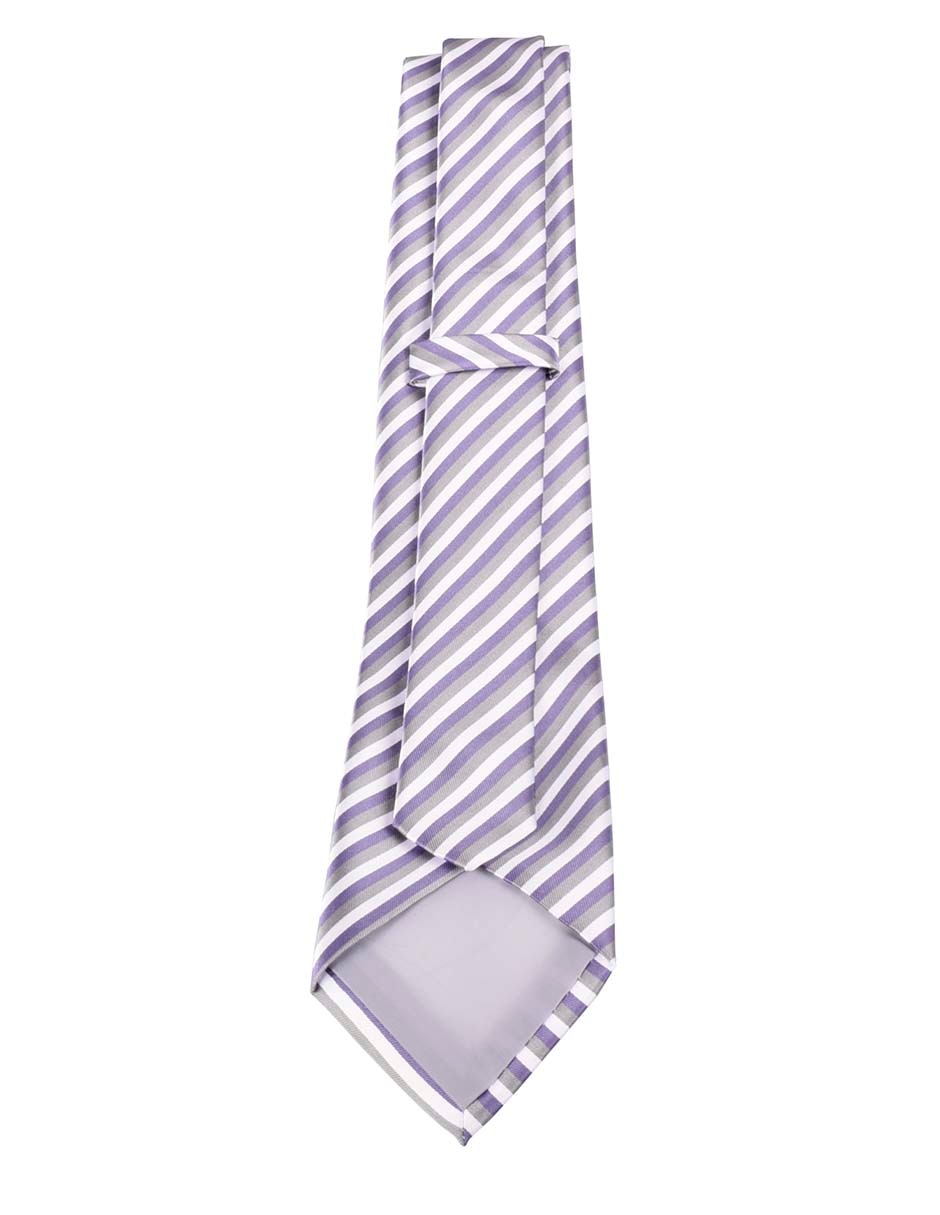 Corbata regular Estampado a rayas para hombre 2