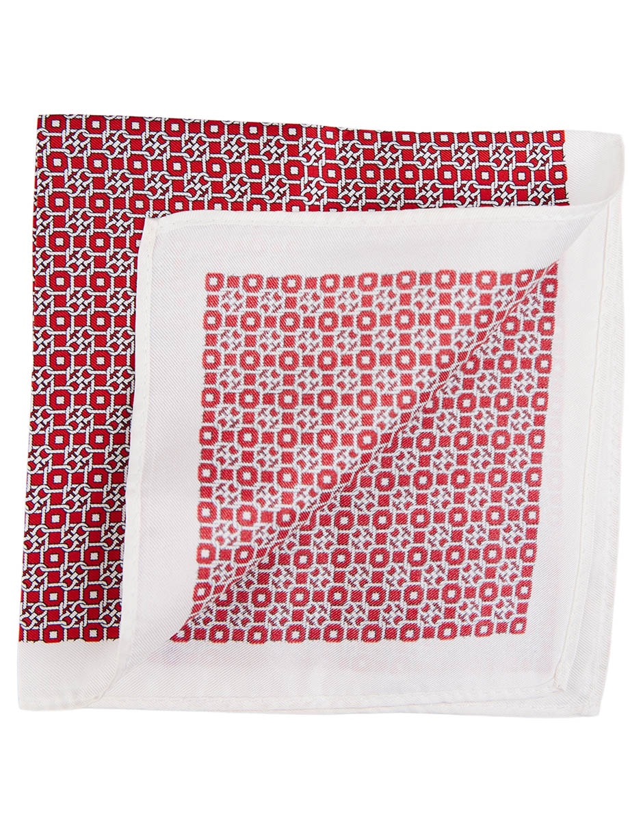 PAÑUELO JBE IND SEDA, ROJO