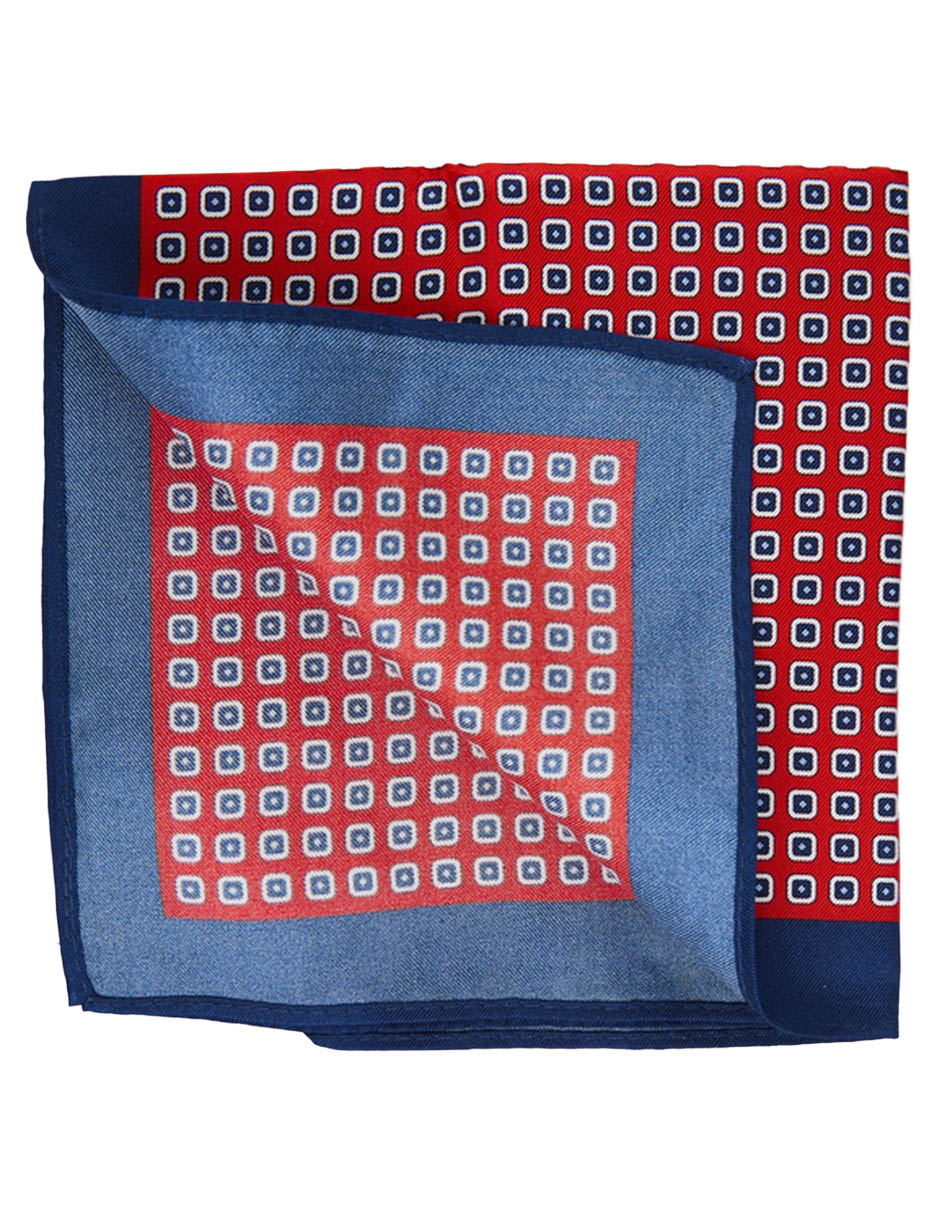 PAÑUELO JBE IND SEDA, ROJO