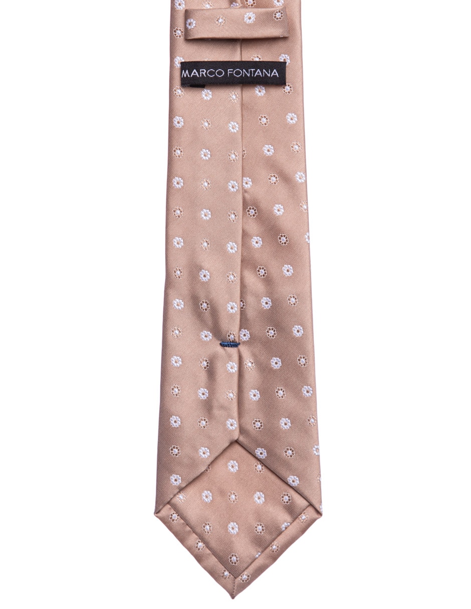Corbata regular estampado floral para hombre 3