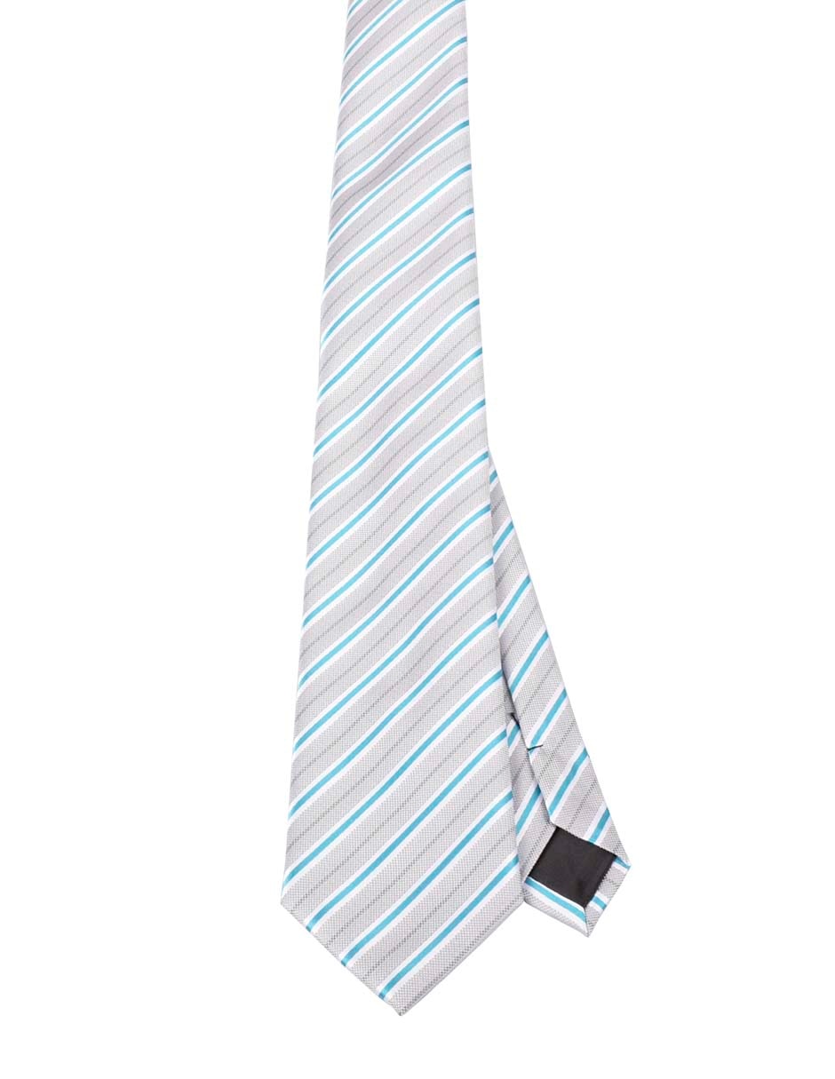 Corbata regular estampado a rayas para hombre