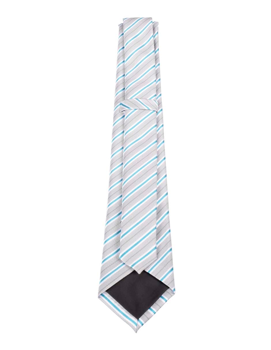Corbata regular estampado a rayas para hombre 2