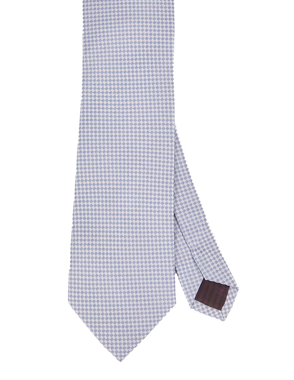 Corbata regular de seda para hombre