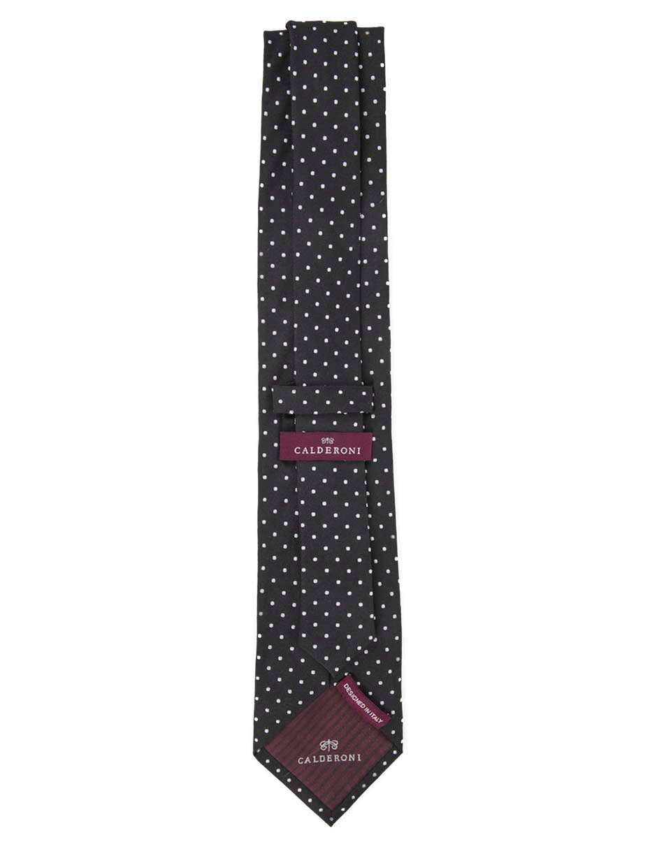 Corbata regular estampado lunares para hombre 2