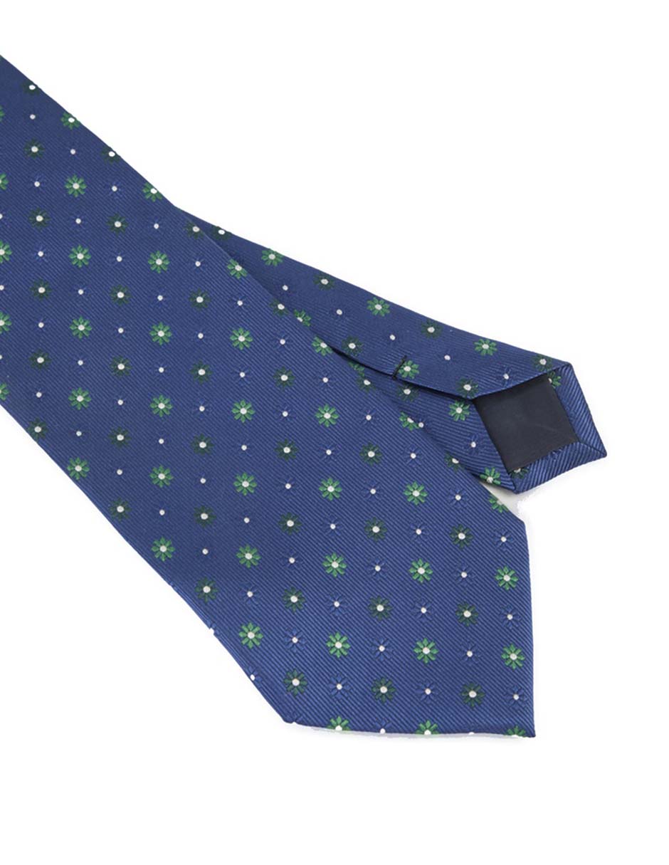 Corbata slim estampado floral para hombre 2