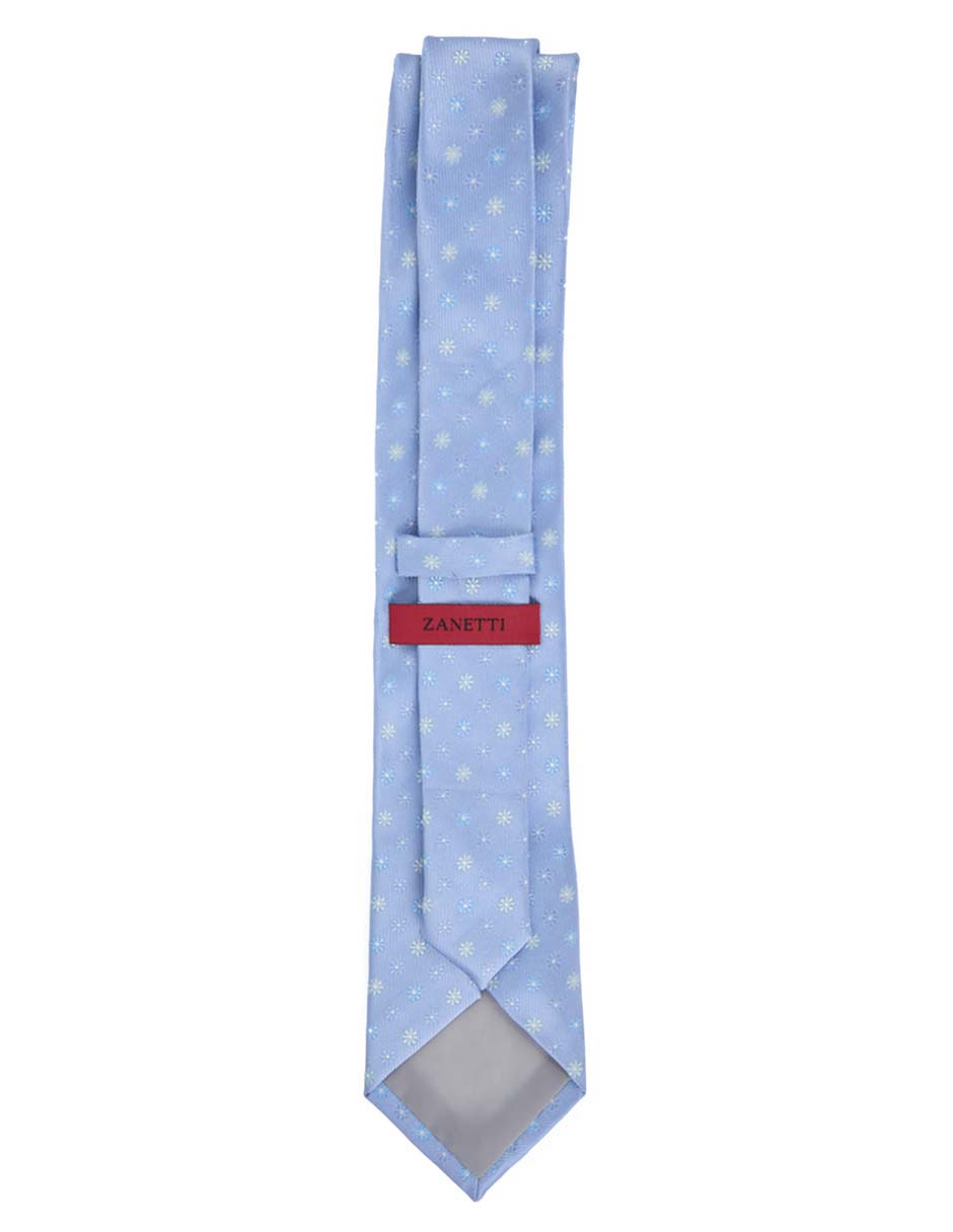 Corbata slim estampado floral para hombre 2