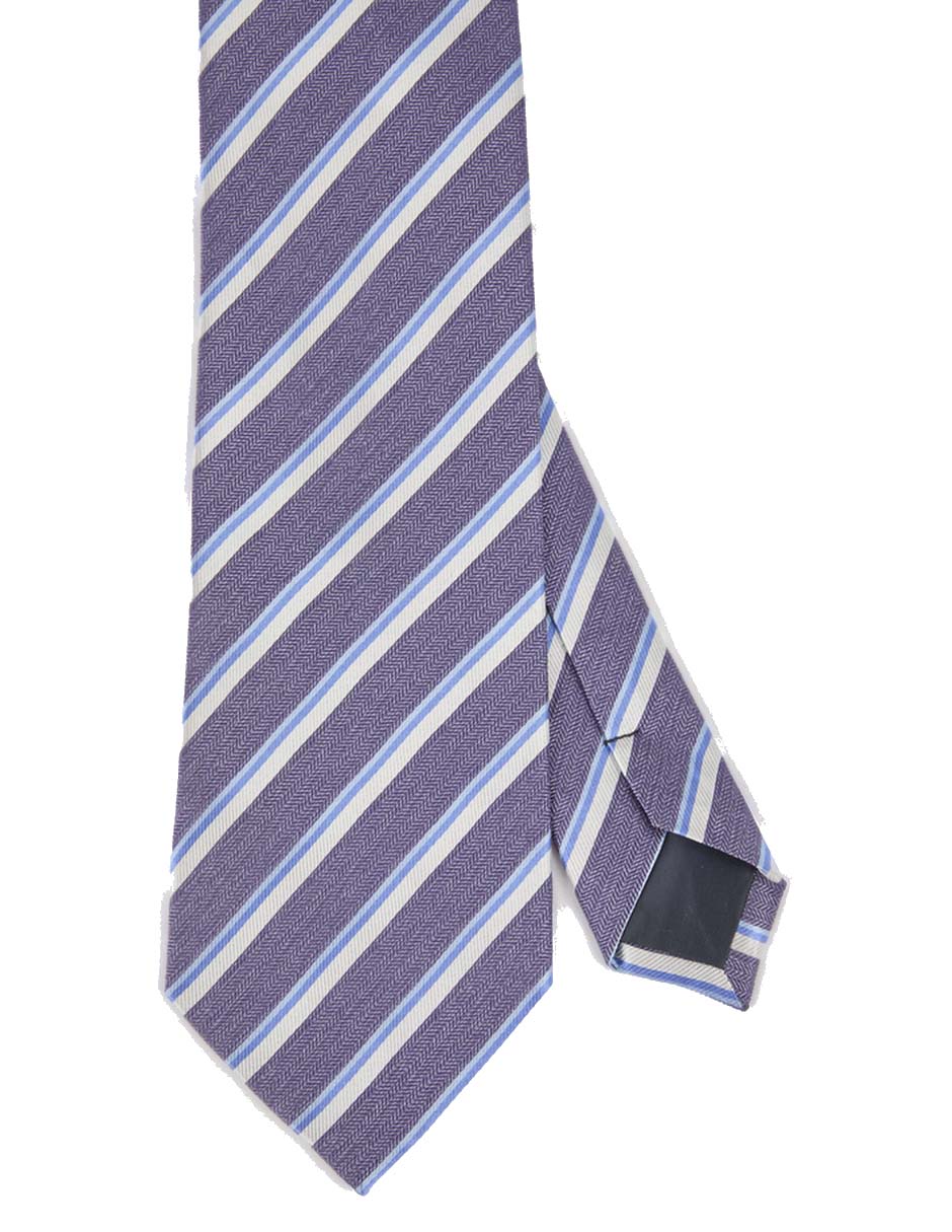 Corbata slim estampado a rayas para hombre