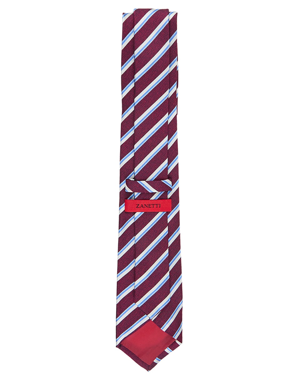 Corbata regular estampado a rayas para hombre 2