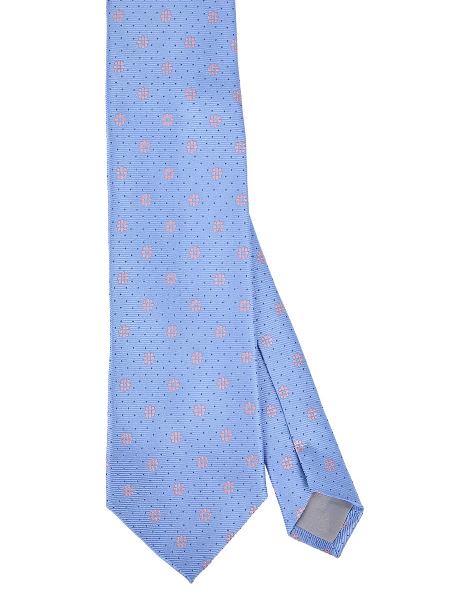 Corbata slim estampado floral para hombre