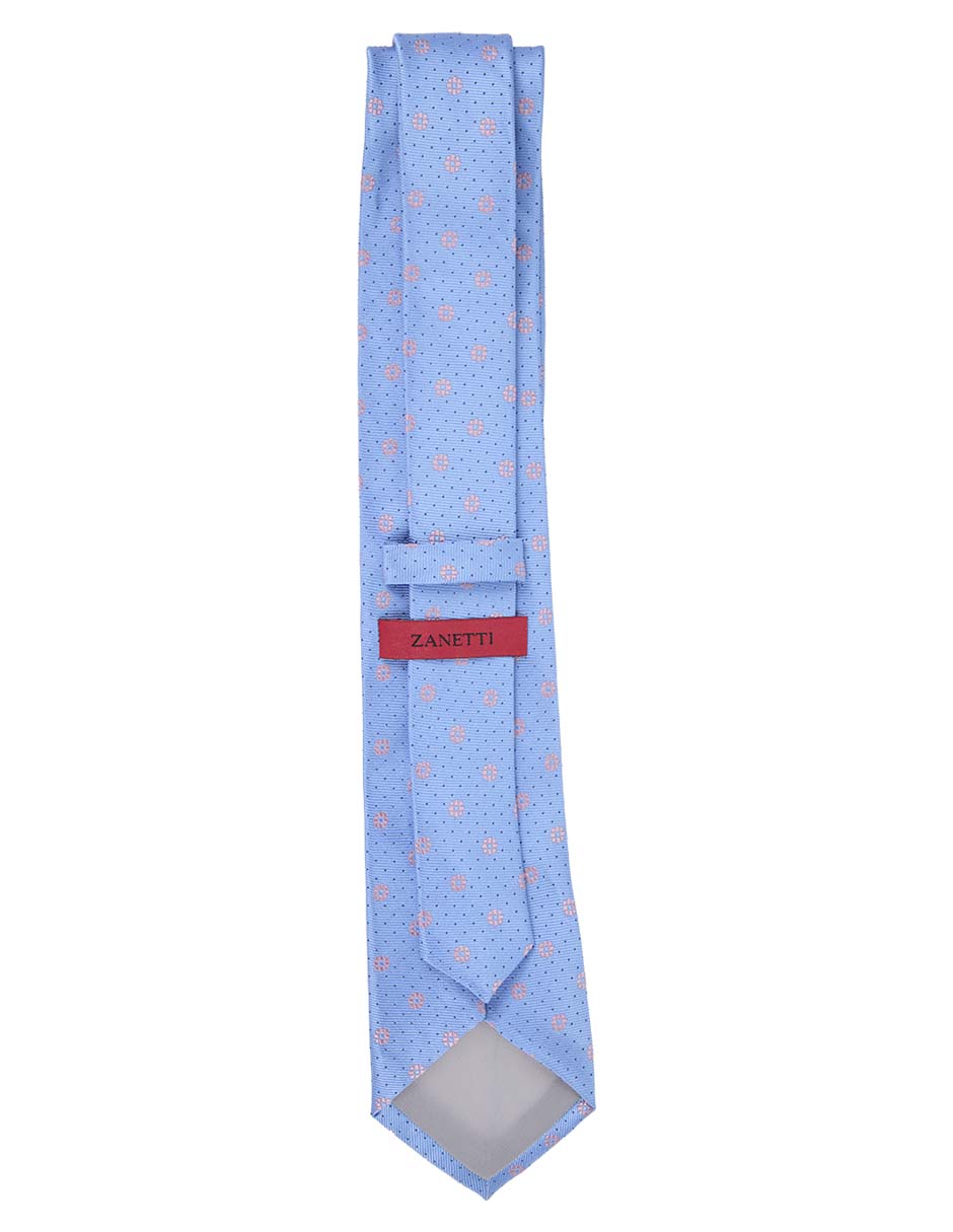 Corbata slim estampado floral para hombre 2