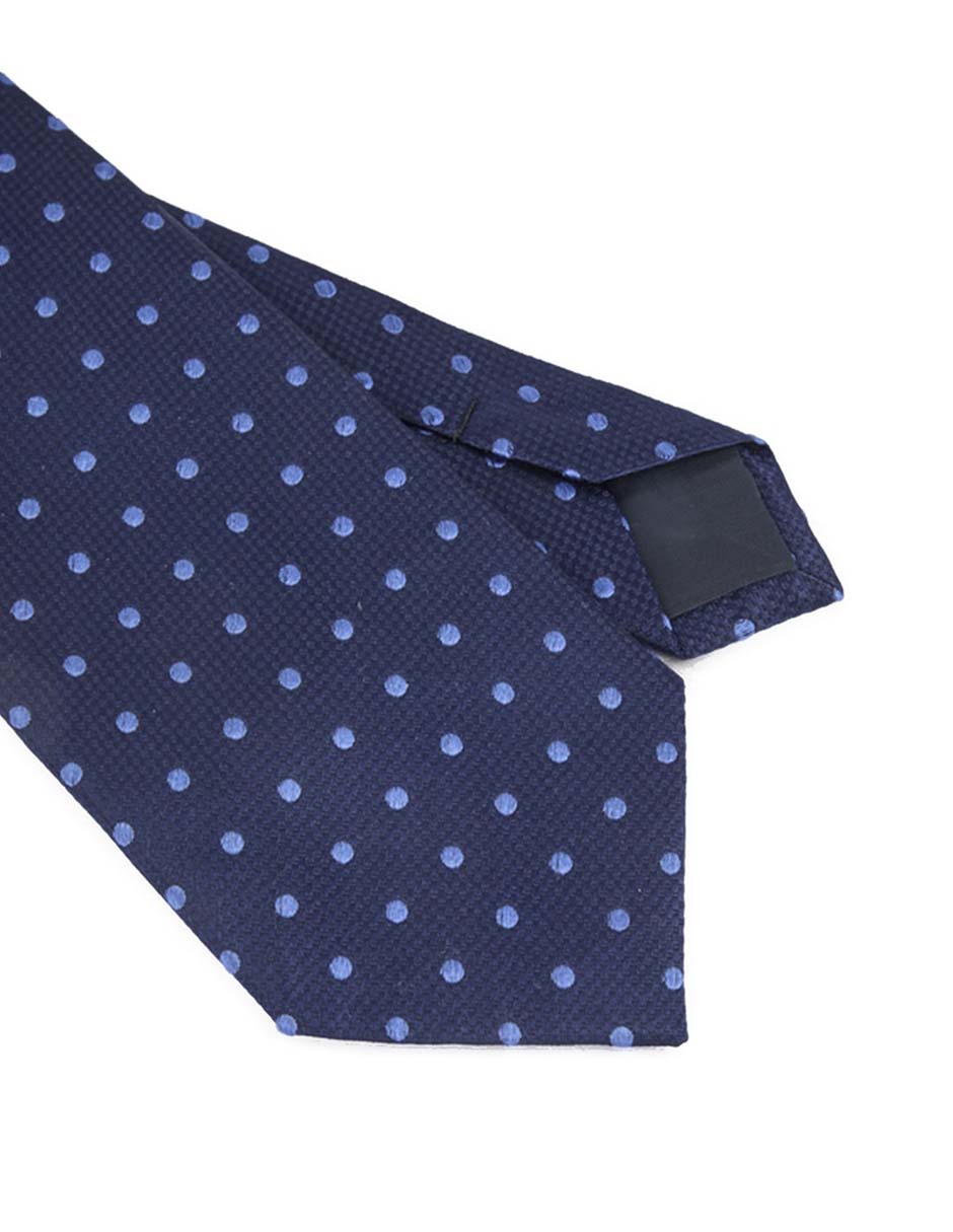 Corbata slim estampado lunares para hombre 3