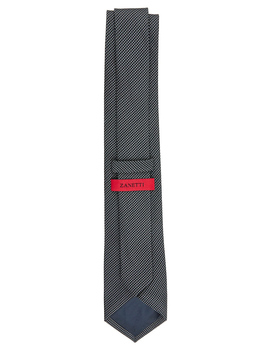 Corbata regular estampado microprint para hombre 2
