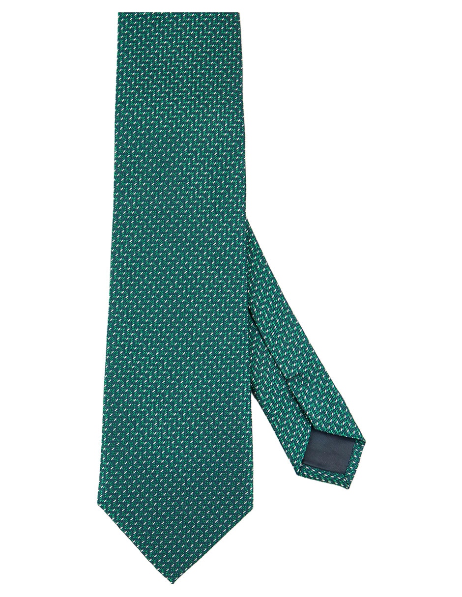 Corbata regular estampado chevron para hombre