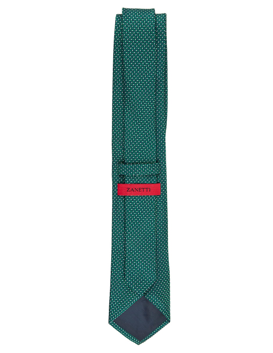 Corbata regular estampado chevron para hombre 2