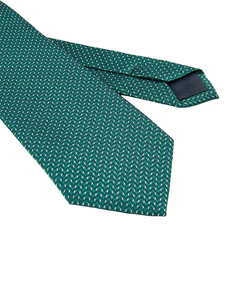 Corbata regular estampado chevron para hombre 3