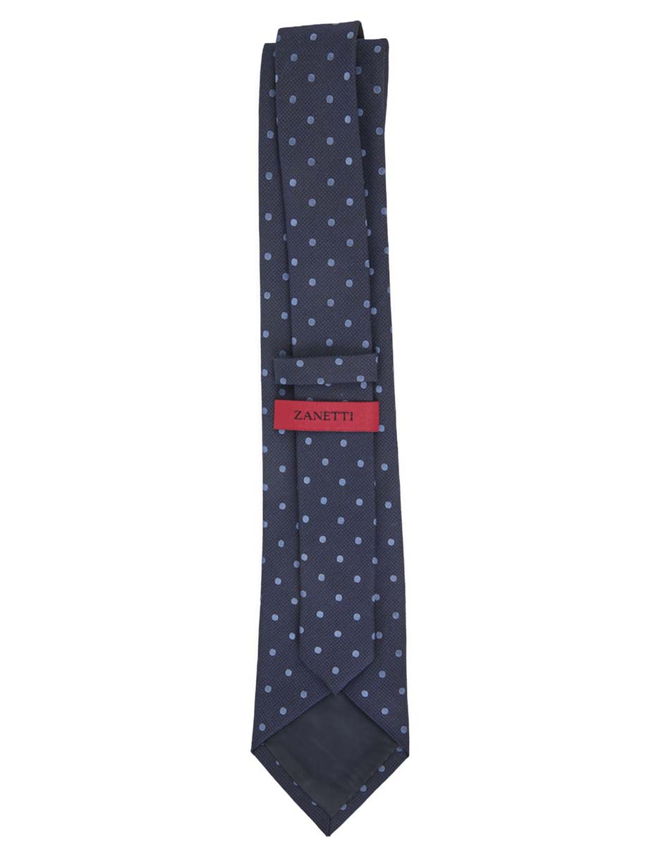 Corbata slim estampado lunares para hombre 2