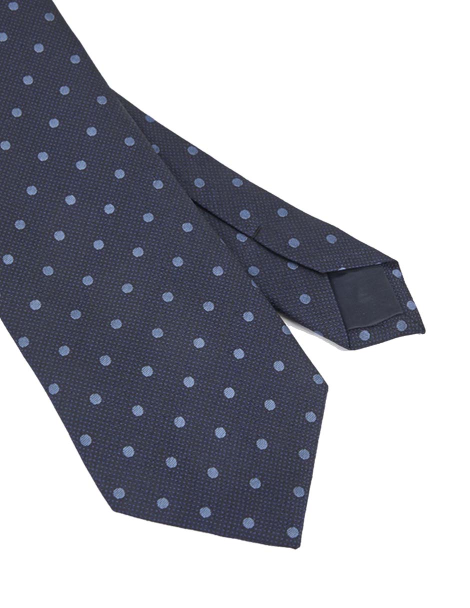 Corbata slim estampado lunares para hombre 3