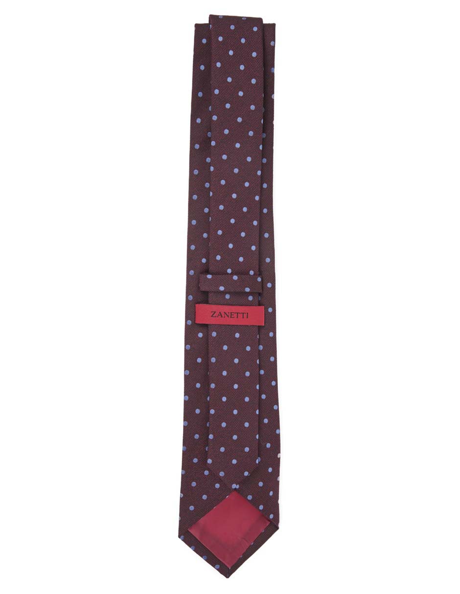 Corbata slim estampado lunares para hombre 2