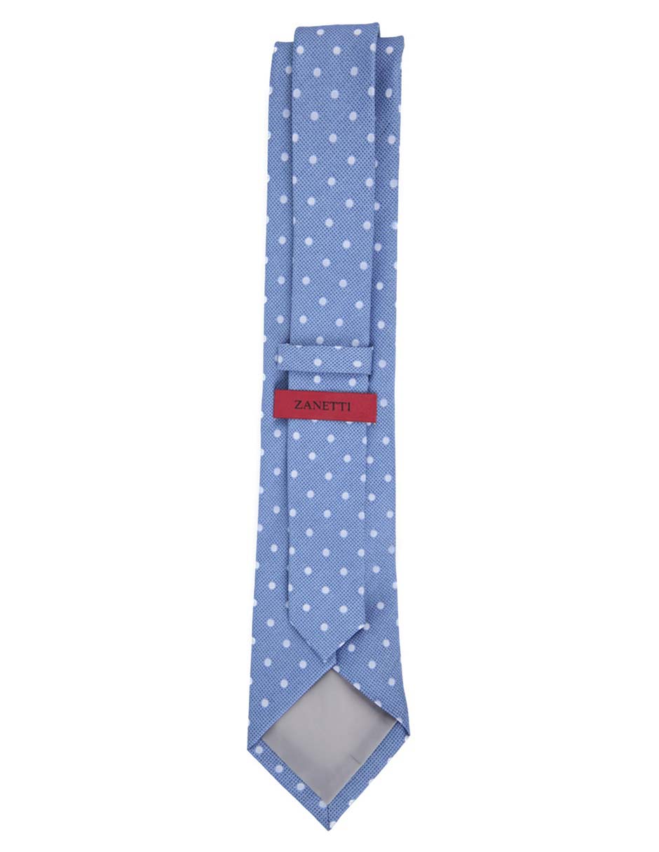 Corbata slim estampado lunares para hombre 2
