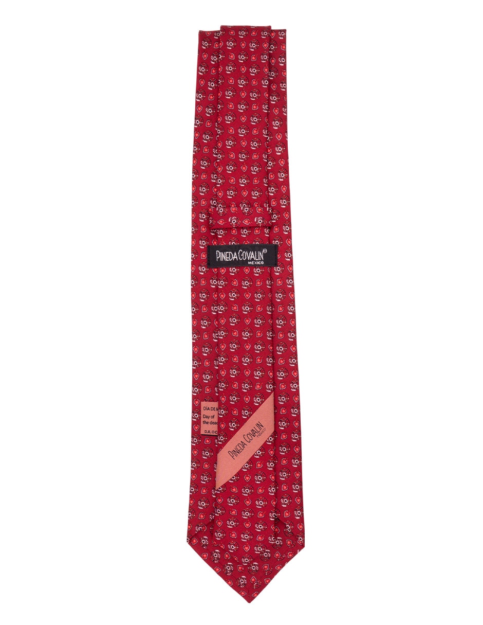 Corbata regular de seda estampada para hombre 3