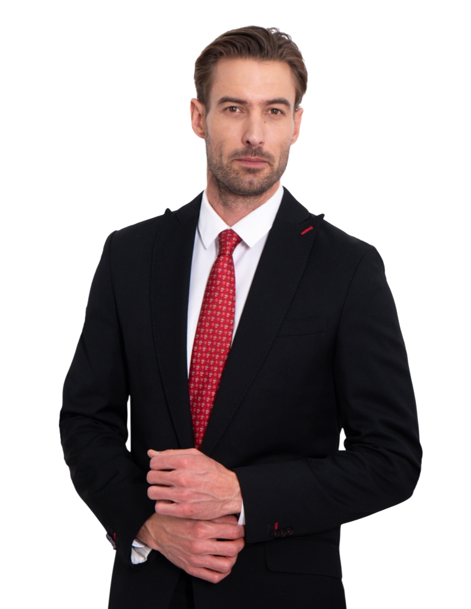 Corbata regular de seda estampada para hombre 4