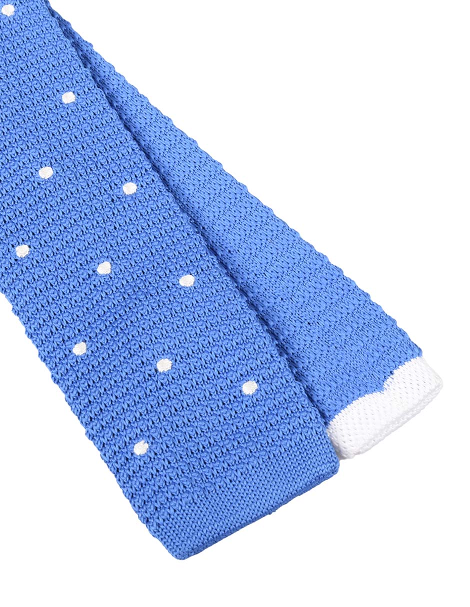 Corbata regular estampado lunares para hombre 3
