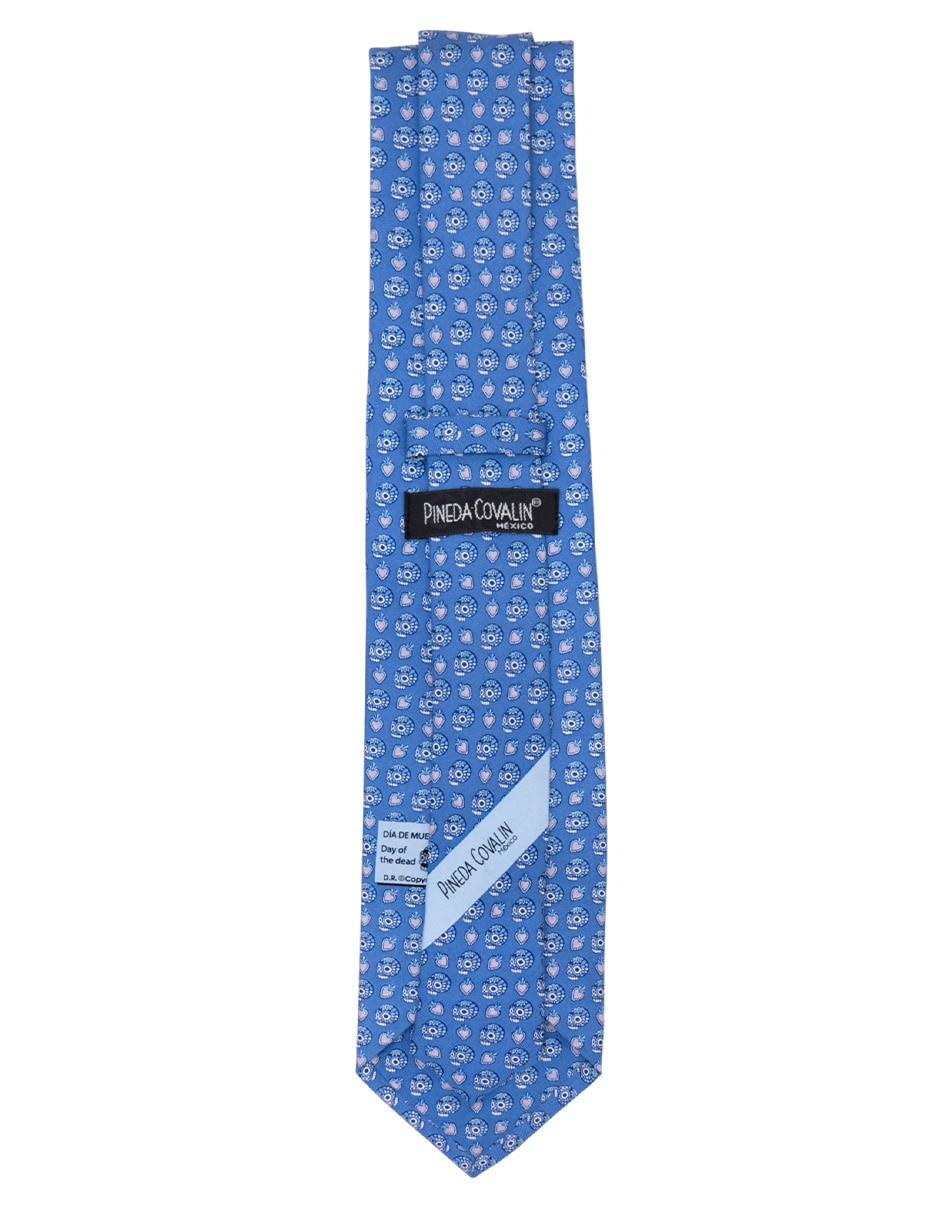 Corbata regular de seda estampada para hombre 4
