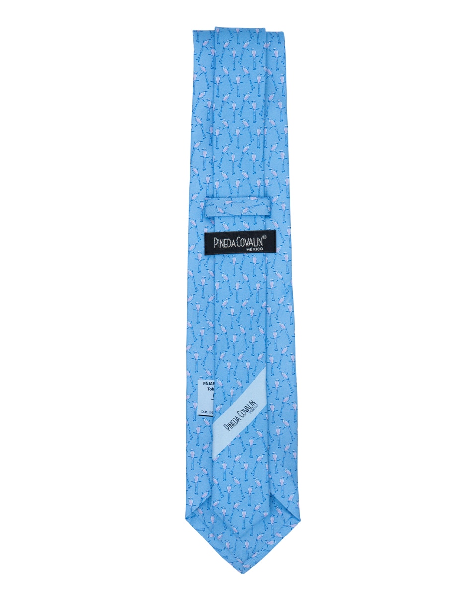 Corbata regular de seda estampada para hombre 2