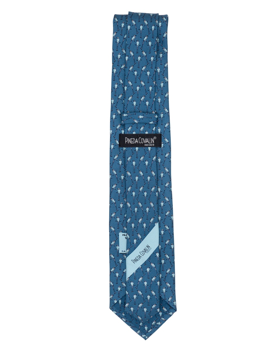 Corbata regular de seda estampada para hombre 3