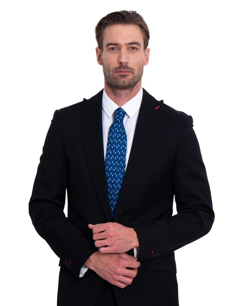 Corbata regular de seda estampada para hombre 3