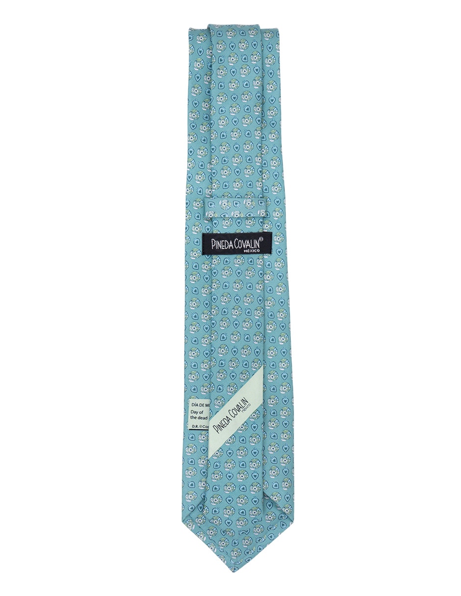 Corbata regular de seda estampada para hombre 3