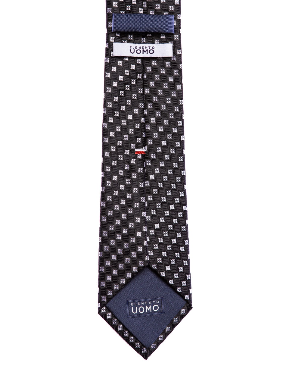Corbata regular estampado a cuadros para hombre 3