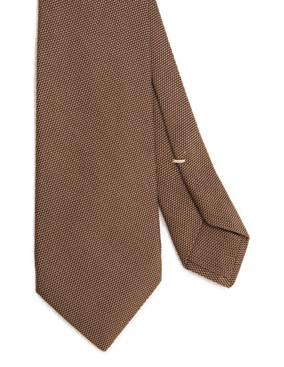 Corbata regular estampado microprint para hombre