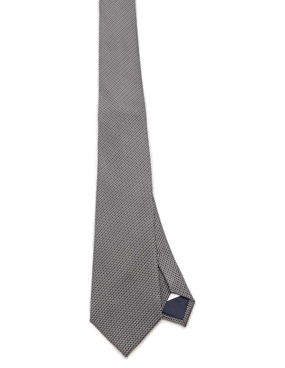 Corbata regular de seda para hombre