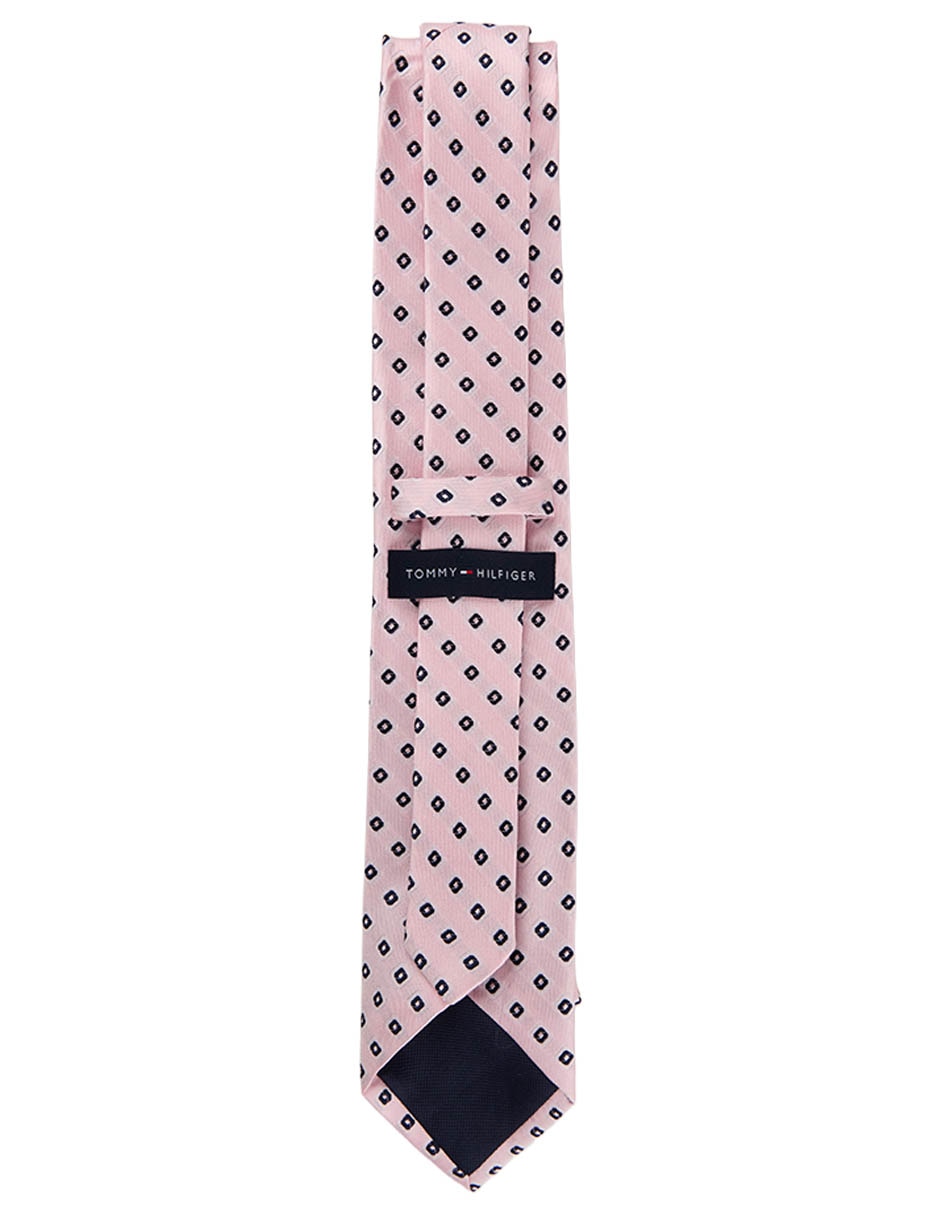 Corbata regular estampado geométrico para hombre 2