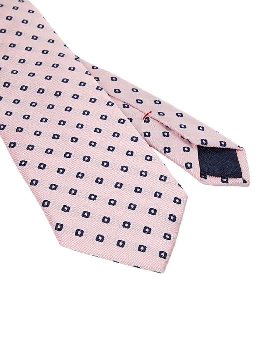 Corbata regular estampado geométrico para hombre 3