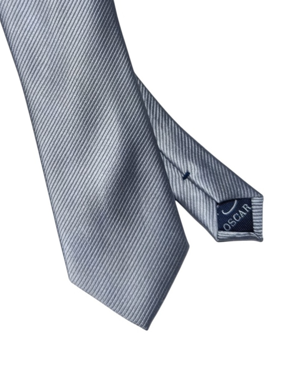 Corbata regular de seda estampado gráfico para hombre 2