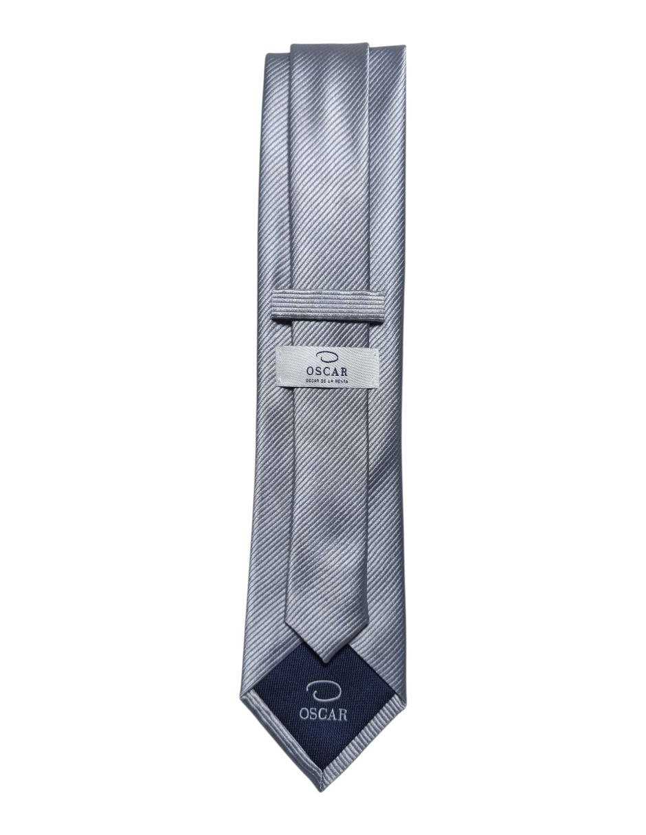 Corbata regular de seda estampado gráfico para hombre 3