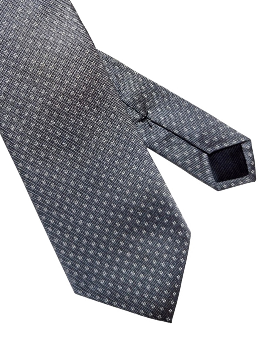 CORBATA DKNY C GEOMÉTRICO REGULA, GRIS