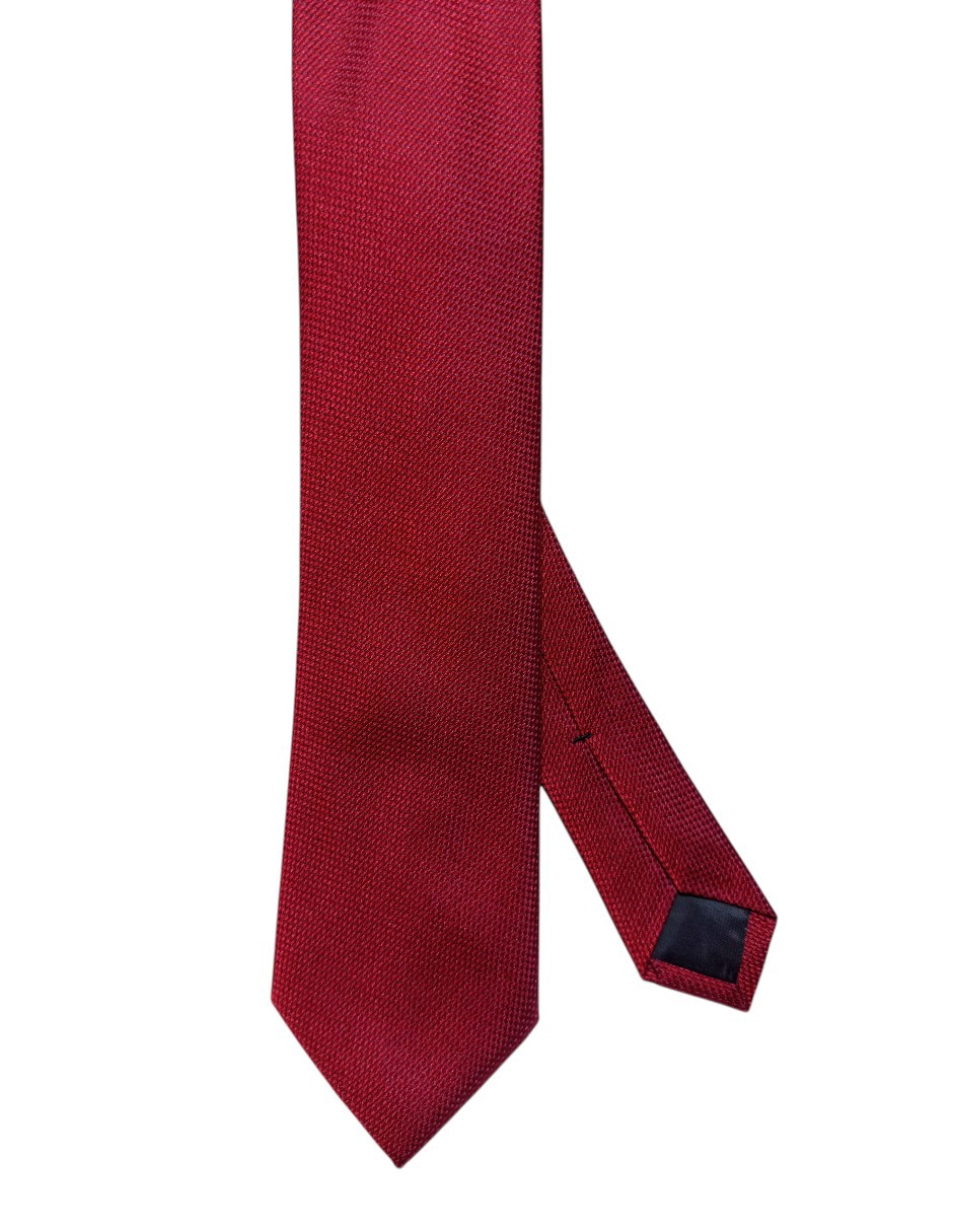 Corbata regular de seda para hombre