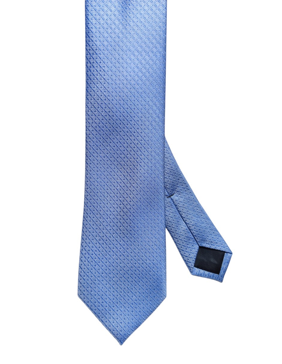 Corbata regular de seda estampado a rayas para hombre