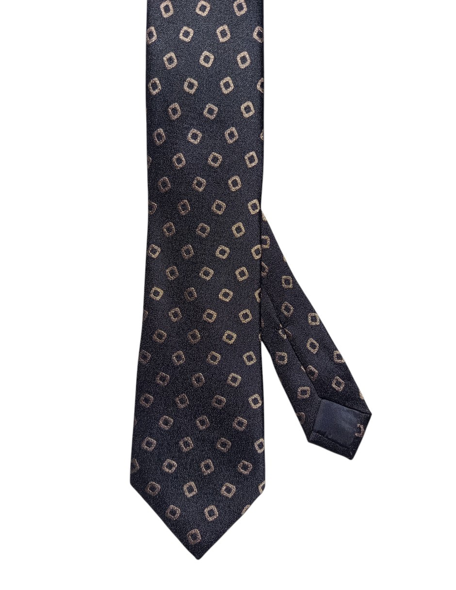 Corbata regular de seda para hombre
